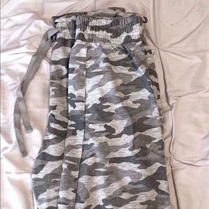 Gray Camo Joggers
